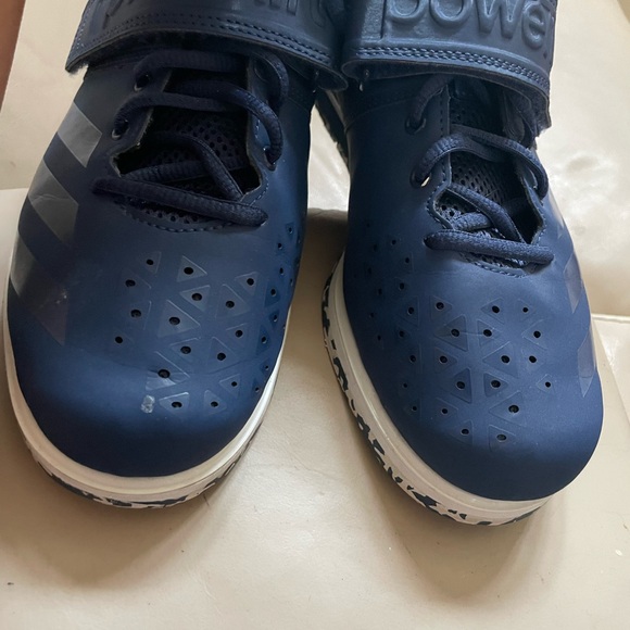 Men's Adidas Powerlifting Shoes, Blue, Size 8.5 - Picture 5 of 12